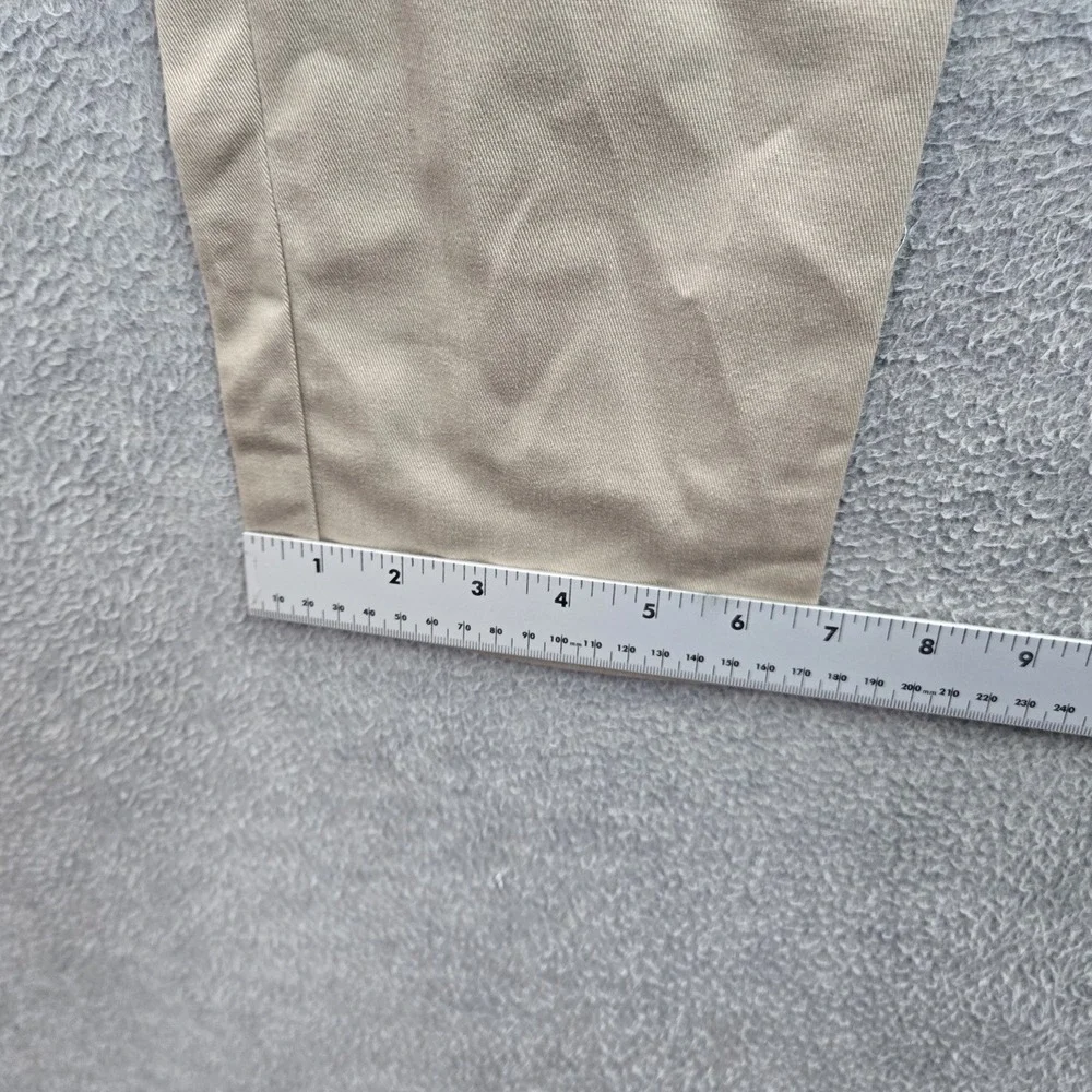 U.S. POLO ASSN. Women Pants 18 Beige Chino Button Skinny 30